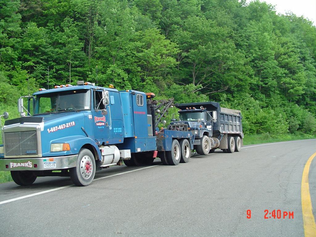 Franks Garage Deposit NY 13754 6074672119 Towing